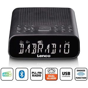 Produktbild für Radiowecker Lenco CR-606BK