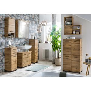 Produktbild für Spiegelschrank Schildmeyer Nora 134892, eiche