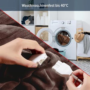 Produktbild für Heizdecke Arebos 105453, braun