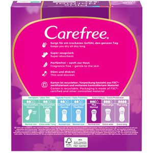 Produktbild für Slipeinlagen Carefree Plus Normal