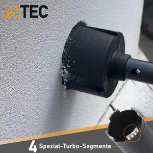 Produktbild für Bohrkrone BTEC Diamant Dosensenker, M16