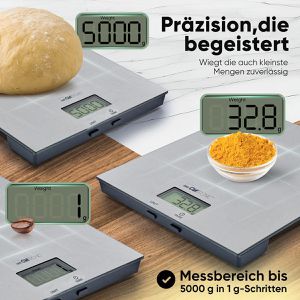 Produktbild für Küchenwaage Clatronic KW 3821, mit Tara-Funktion, Teilung 1 g