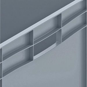 Produktbild für Eurobox AUER EG 86/32, grau, 130 Liter