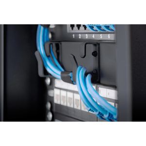 Produktbild für Rangierpanel Digitus DN-10-ORG-1U-B Metall schwarz