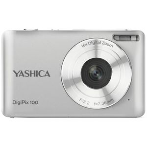 Kompaktkamera Yashica DigiPix 100 silber, mit 2,4 Zoll Display