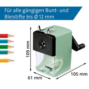Produktbild für Spitzmaschine Dahle 155, mit Kurbel