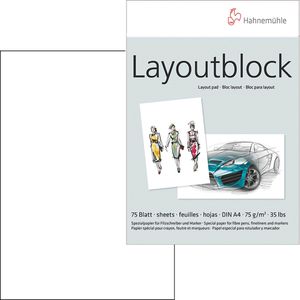 Produktbild für Skizzenblock Hahnemühle 10625040 Layoutblock, A4