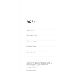 Produktbild für Taschenkalender Geiger Mars, Jahr 2026 / 2027 / 2028