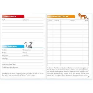 Produktbild für Hausaufgabenheft Roth Klipp+Klar, Hurra Schule, A5