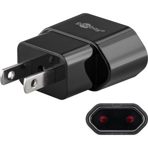 Reiseadapter Goobay 45344 schwarz