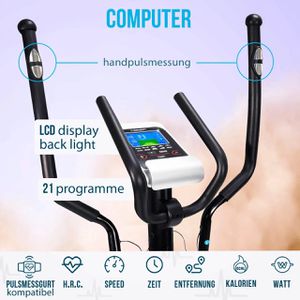 Produktbild für Crosstrainer Christopeit AX 8000, 8 kg Schwungmasse