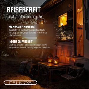 Produktbild für Gasflaschen-Adapter PELMOS PB-IL0Q-3F41, Set