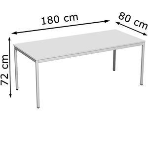 Produktbild für Besprechungstisch Geramöbel S-520146-LL, rechteckig