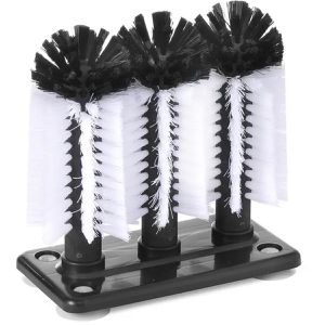 Produktbild für Gläserspülbürste Hendi BarUp, schwarz-weiß