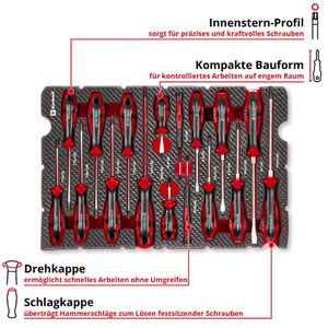 Produktbild für Schraubendreher Einhell E-Case 370525, Set