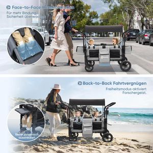 Produktbild für Bollerwagen Sekey FW154, faltbar