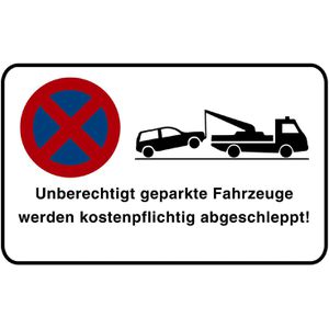 Parkplatzschild SafetyMarking aus Aluminium