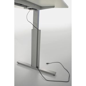 Produktbild für Schreibtisch Kerkmann Move 3 Tube, grau / silber