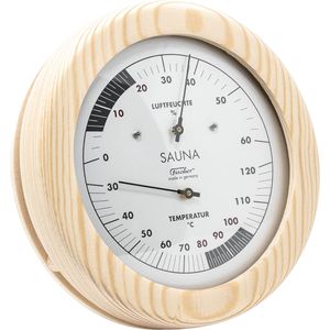 Saunathermometer Fischer-Feingerätebau 196TH-03, Ø 155 mm