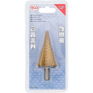 Produktbild für Stufenbohrer BGS-technic 1615, HSS-Stahl