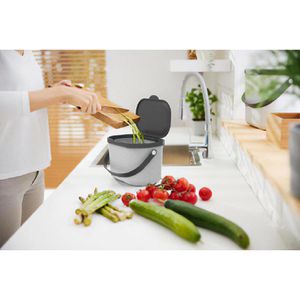 Produktbild für Mülleimer Rotho Albula 1054601023, Mistletoe white