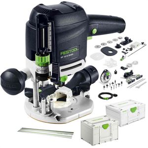 Oberfräse Festool OF 1010 REBQ-FS-Set+Box, Netzbetrieb, 1010 W