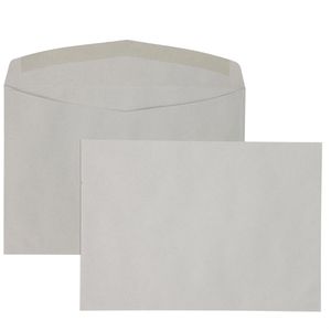 Briefumschläge ÖKI Recycling grau, C6