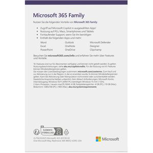 Produktbild für Office-Software Microsoft Office 365 Family