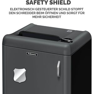 Produktbild für Aktenvernichter Fellowes 4603801 Fortishred 1050HS, mit Rollen