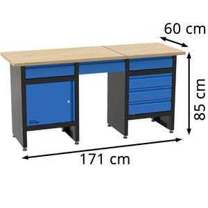 Produktbild für Werkbank Güde GW 6/1 XL, 40480, blau