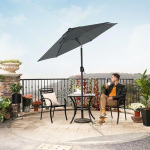 Produktbild für Sonnenschirm Songmics GPU202G01, rund