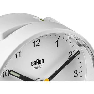 Produktbild für Wecker Braun BC01W weiß, analog