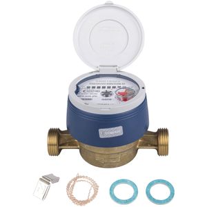 Produktbild für Wasserzähler SPEWA 100265, aus Messing, 2026 geeicht, 3/4 Zoll