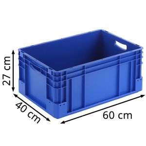 Produktbild für Eurobox Alpha-Paletten Silverline, blau, 50 Liter
