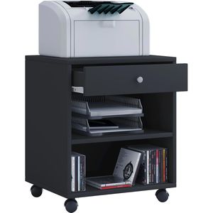 Produktbild für Rollcontainer VCM Salda 913905, Holz, schwarz