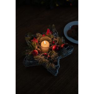 Produktbild für Weihnachtskranz Heitmann-Deco 1090955, Stern, Ø 26 cm
