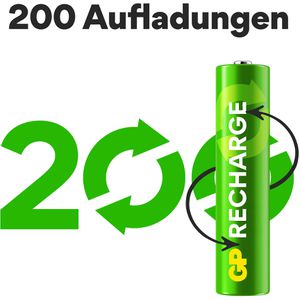 Produktbild für Akku GP Recharge 1,2 V, 800 mAh