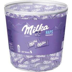 Minischokolade Milka Naps Alpenmilch