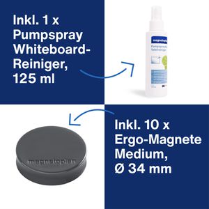 Produktbild für Magnettafel-Zubehörset Magnetoplan 1230901