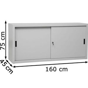Produktbild für Schiebetürenschrank G-Office SLC.0716, Metall