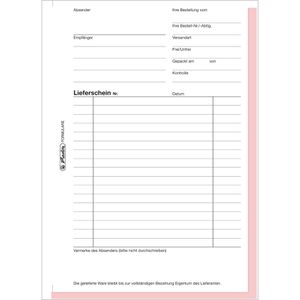 Produktbild für Lieferscheinbuch Herlitz 201, A5