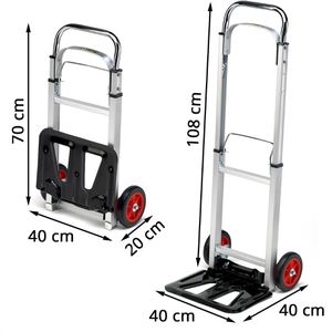 Produktbild für Sackkarre pro-bau-tec Paketkarre 10411, klappbar