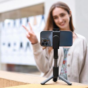 Produktbild für Selfie-Stick Hohem iSteady Q Black, 14 bis 50 cm