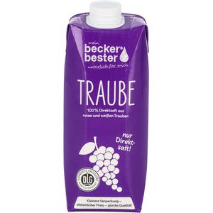 Produktbild für Saft Beckers Bester, rote &amp; weiße Traube, ohne Zuckerzusatz