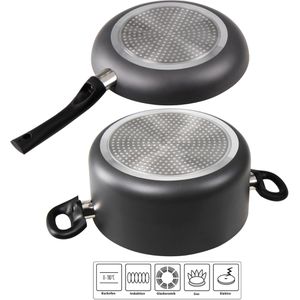 Produktbild für Topfset STONELINE CERAMIC 19546, Aluguss