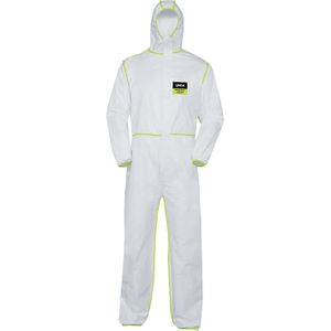 Schutzanzug Uvex comfort Overall, weiß-lime