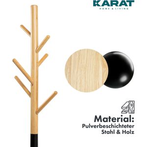 Produktbild für Garderobenständer Karat George, schwarz