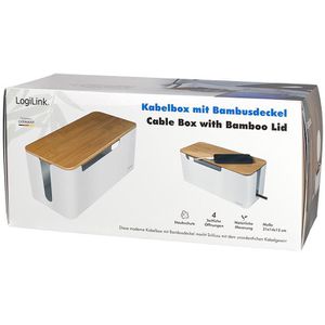 Produktbild für Kabelbox LogiLink KAB0075, aus Kunststoff