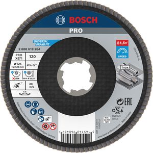 Fächerschleifscheibe Bosch PRO X571