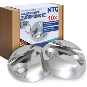 Airlineschiene NTG Zurrpunkt, Set, zum Schrauben, 10 Stück